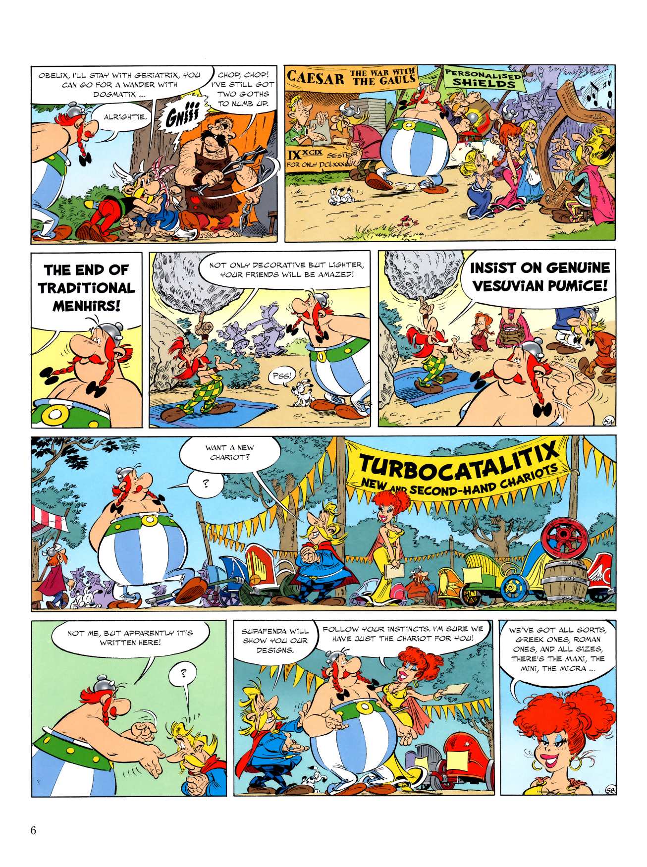 Bewustzijn Afgeschaft Politieagent Read Comics Online Free - Asterix Comic Book Issue #043 - Page 7