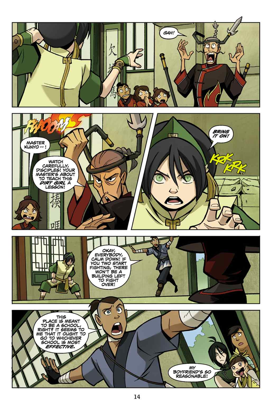 Read Comics Online Free - Avatar The Last Airbender Comic Book Issue #002 -  Page 15