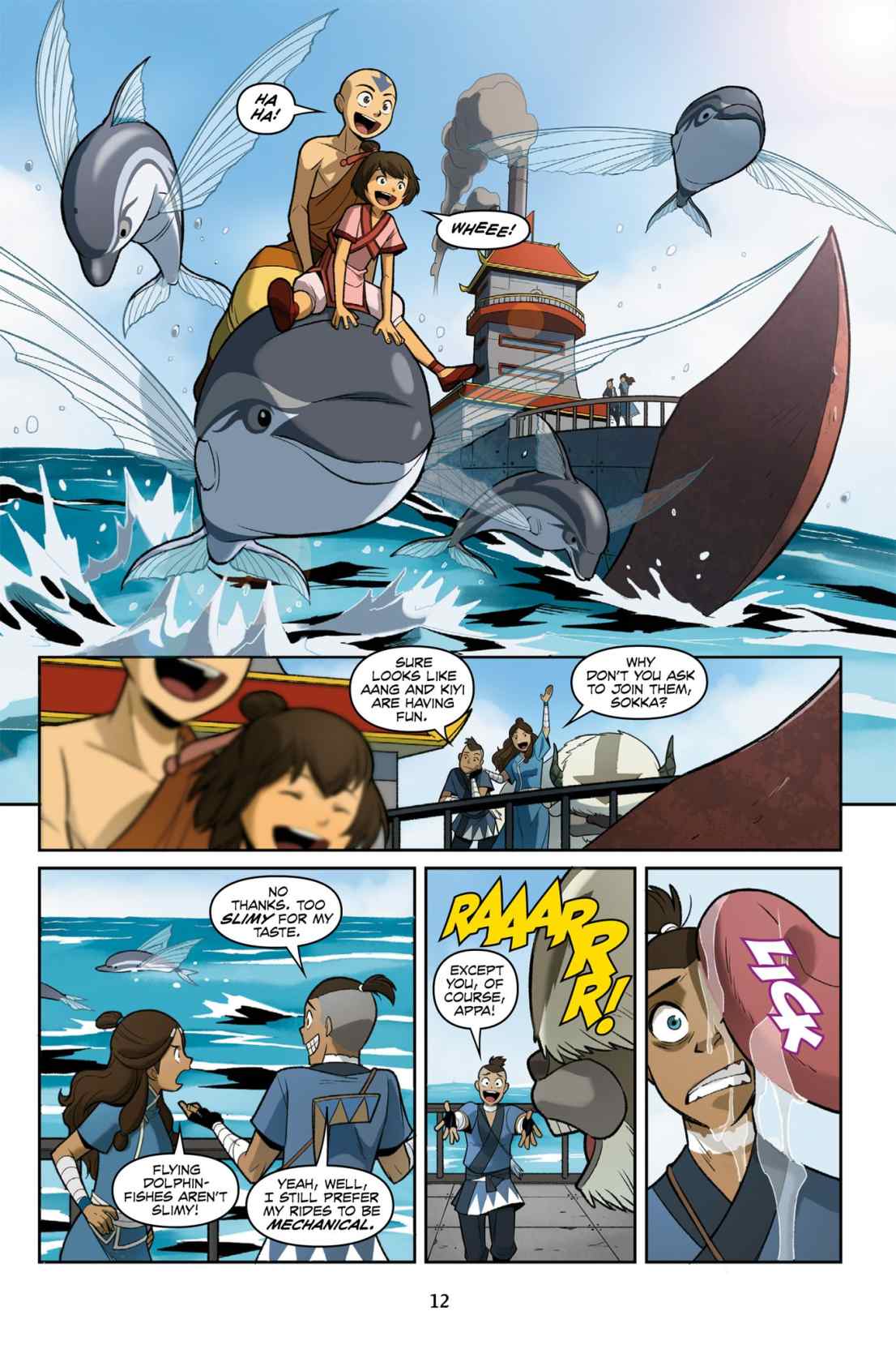 Read Comics Online Free - Avatar The Last Airbender Comic Book Issue #010 -  Page 12