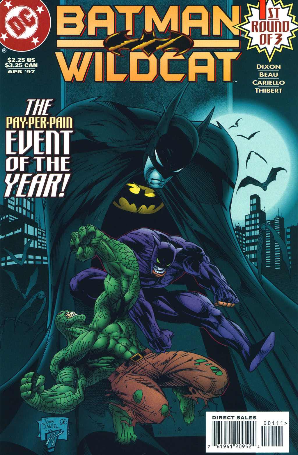 Read Comics Online Free - Batman Wildcat (1997) Comic Book Issue #001 -  Page 1